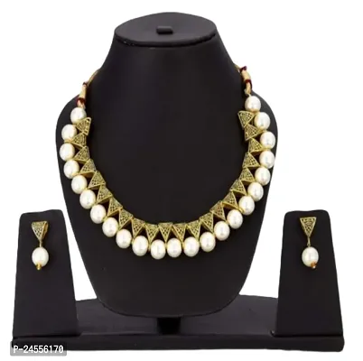 Stylish Metal Jewellery Set For Women-thumb0