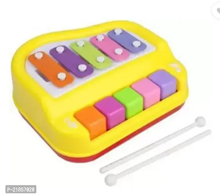 King Musical Pull Along Xylophone With 2 Mallets For Kids