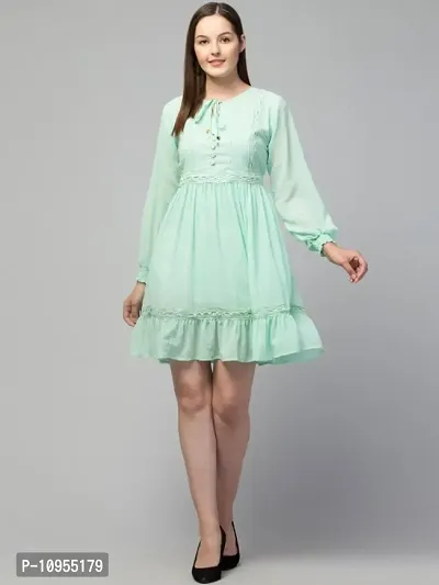 Georgtte Dress green