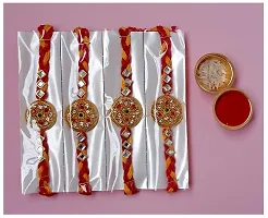 Religious Raksha Bandan Rakhi, Combo of 4-thumb1