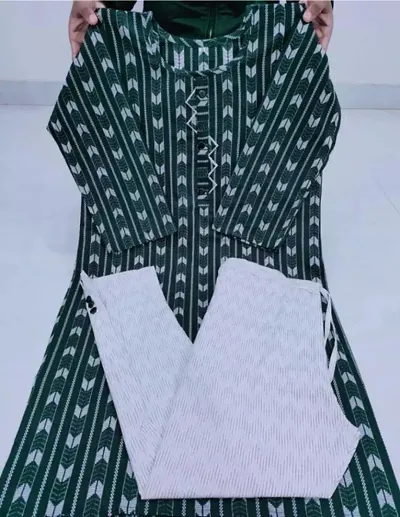 Women Straight Kurti with Pant Set