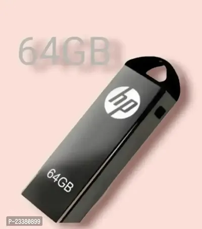 HP 64GB Pen Drive (Silver)-thumb0
