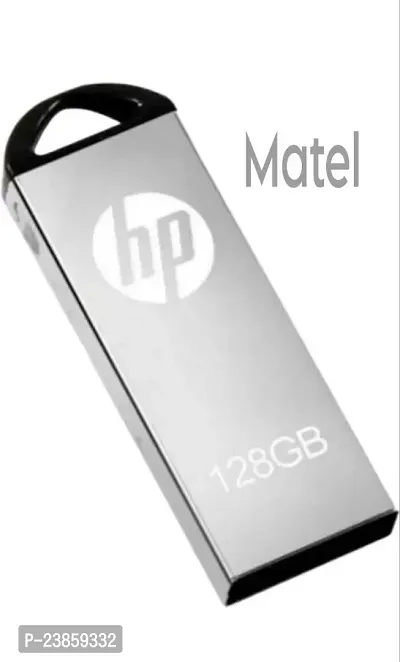 HP RT V220W 128 GB Pen Drive  (Silver)-thumb0