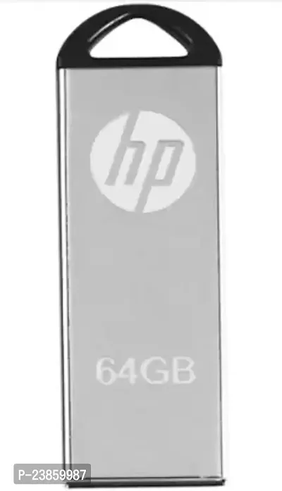 HP v220w 64 GB Pen Drive  (Grey, Black)