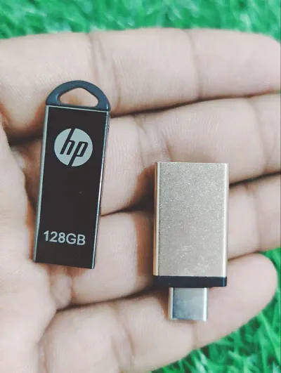 Pendrive 128GB with tyep C OTG Connecter free Pen drive