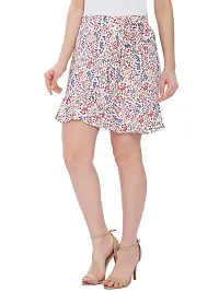 Beautiful Rayon Floral Print Skirt For Women-thumb3