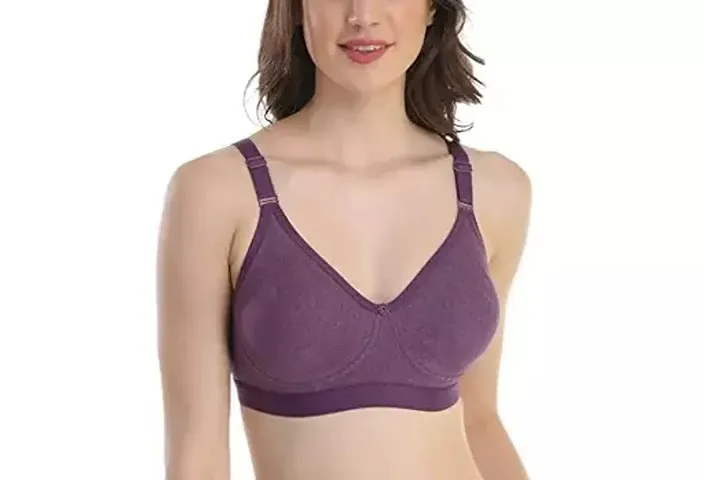 POOJARAGENEE Extra Comfort Non Padded Non Wire Bra for Everyday