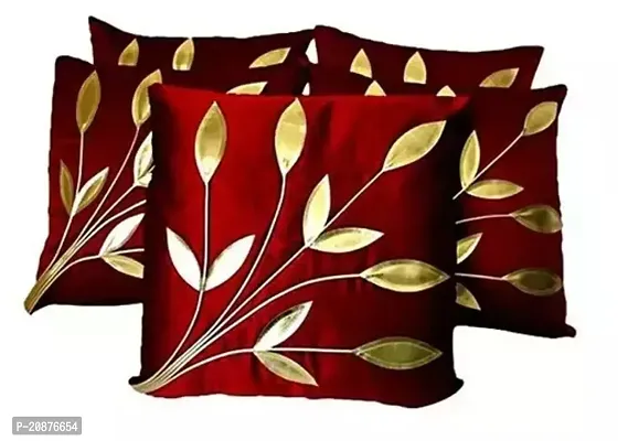 Stylish Maroon Polyester Printed Cushion Covers-thumb0