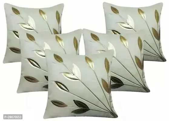 Stylish White Polyester Printed Cushion Covers-thumb0