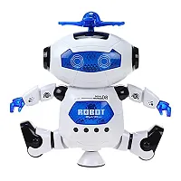 Musical Walking Dancing Robot , 360deg; Body Spinning, with Flashing Lights Toy for Kids-thumb1