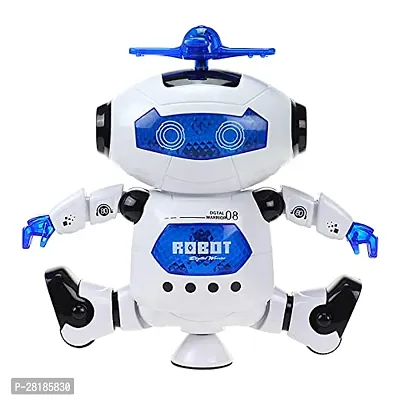 Musical Walking Dancing Robot , 360deg; Body Spinning, with Flashing Lights Toy for Kids-thumb2