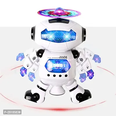 Musical Walking Dancing Robot , 360deg; Body Spinning, with Flashing Lights Toy for Kids-thumb3