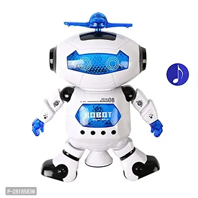 Musical Walking Dancing Robot , 360deg; Body Spinning, with Flashing Lights Toy for Kids-thumb4