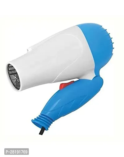 Professional Men's and Women's Folding Hair Dryer 1000W with 2 Speed Control Hair Dryer (White Pink, White Blue)-thumb4