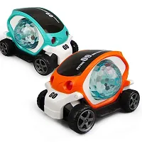 09 Future Musical Stunt Car Rotate 360deg; with Flashing Light  Music(Multicolor)-thumb1