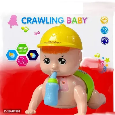 Crawling Baby Musical Toy for Infants 6-12 Months Battery Operated Musical Crawling Baby Toy (Pack of 1)-thumb2