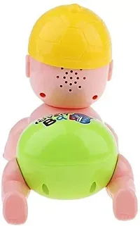 Crawling Baby Musical Toy for Infants 6-12 Months Battery Operated Musical Crawling Baby Toy (Pack of 1)-thumb2