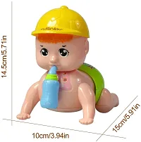 Crawling Baby Musical Toy for Infants 6-12 Months Battery Operated Musical Crawling Baby Toy (Pack of 1)-thumb3