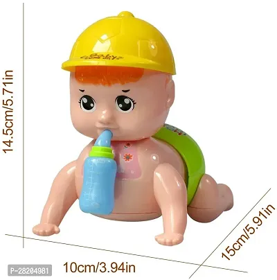 Crawling Baby Musical Toy for Infants 6-12 Months Battery Operated Musical Crawling Baby Toy (Pack of 1)-thumb4