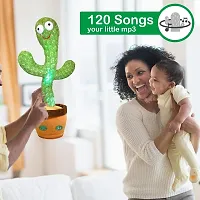 Rechargeable Talking Dancing Sing Wriggle  Singing Recording Repeat Cactus for Kids-thumb1