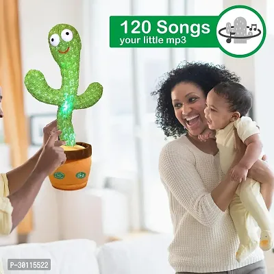 Rechargeable Talking Dancing Sing Wriggle  Singing Recording Repeat Cactus for Kids-thumb2