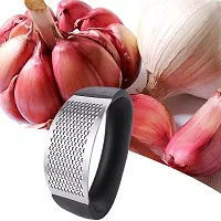 Stainless Steel Garlic Crusher-thumb2