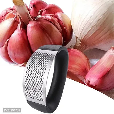 Stainless Steel Garlic Crusher-thumb3