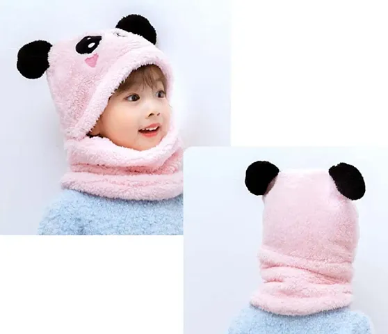 Cotson Kids Woolen Winter Cute Cap (for Age 3-7 Years)