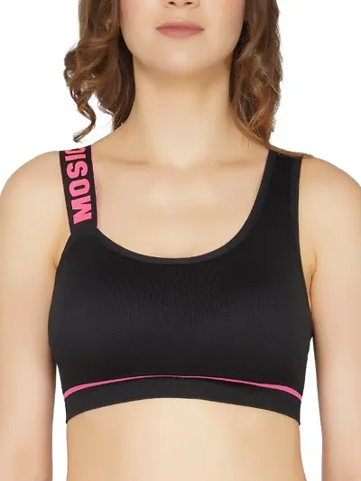 Buy Barshini Womenrsquo;s Fitness Yoga Push up Sports Bra for Gym Running  Padded Tank Top Athletic Vest Underwear Shockproof Strappy Sport Bra Top  (Size fits to 30-36) Peach Online In India At