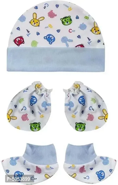 Baby Boys & Baby Girls Casual Cap Bootie, Mitten set of 2-thumb3