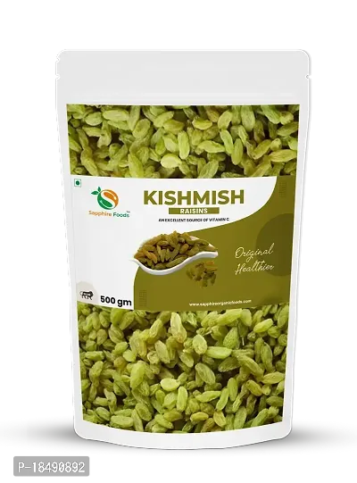 SAPPHIRE FOODS Premium Raisins Amazing Quality Kishmish | Nutritious | Rich in Iron  Vitamin B | Healthy Sweet Treats (500g)