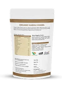 SAPPHIRE FOODS Kabuli Chana White Chana Chole Organic Healthy Chana (1kg)-thumb1