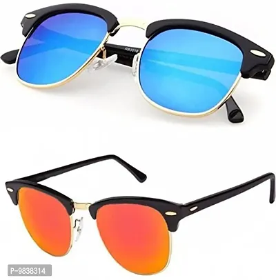 CREEK? Club Master Combo Pack of 2 Sunglasses for Boys and Girls-thumb0