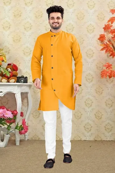 Trendy Cotton Kurta Sets For Men 