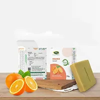 Thanjai Natural 100g Orange Soap, Handmade, Paraben Free Natural Bathing Soap With Orange Peel  Essential Oil, 100% Natural-thumb1