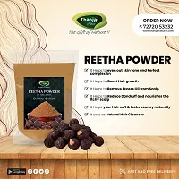 Thanjai Natural Reetha | Aritha | Soapnuts (Sapindus Mukorossi) Powder 100gm For Silky  Smooth Hairs | Hair Cleansing  Conditioning | Hair, Face  Skin Care - 100% Pure and Natural-thumb2