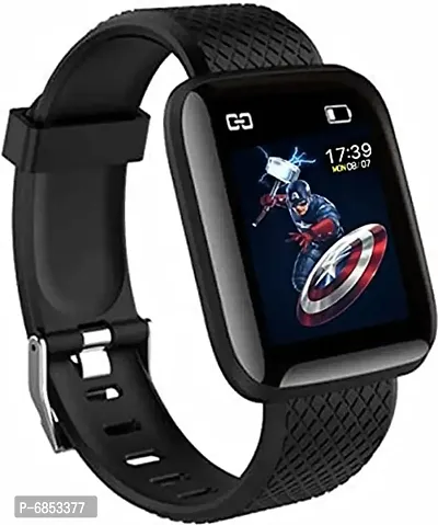 Stout ID 116 Bluetooth Smart Fitness Band Watch (Black)