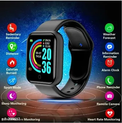 D20 Bluetooth Wireless Smart Watch for All Smart Phones-thumb0