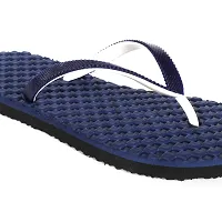 XERIX Embossed Comfortable and Stylish Daily Use Ladies Hawai Slipper, Chappal For Women (Blue, numeric_8)-thumb4