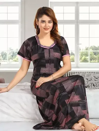New In Polyester Gowns Women's Nightwear 