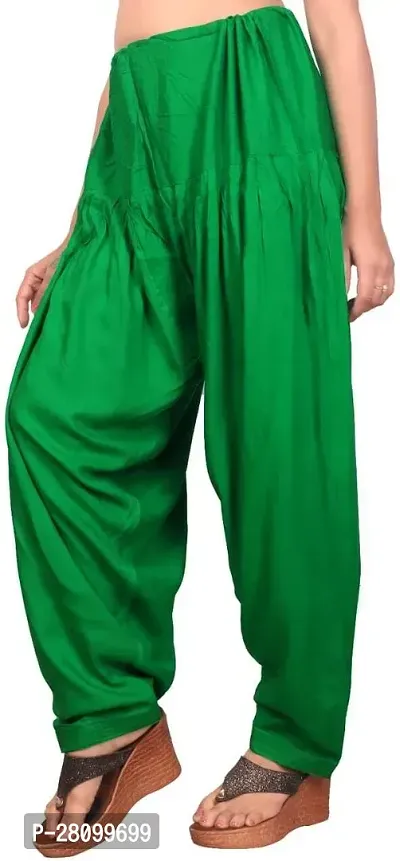 Classic Viscose Rayon Solid Patiala For Women Pack Of 2-thumb4
