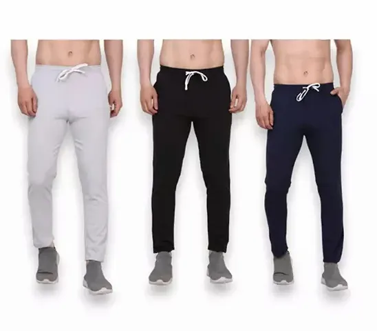 Hot Selling Cotton Blend Regular Track Pants For Men 