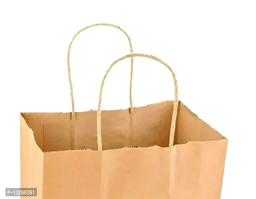 Storage Paper Bags For Vegetables Fruits and Many Grocery Products Pack of 50_Brown-thumb4