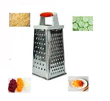 JASCO Stainless Steel Grater and Slicer | Multipurpose Grater for Kitchen-thumb2