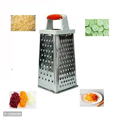 JASCO Stainless Steel Grater and Slicer | Multipurpose Grater for Kitchen-thumb3