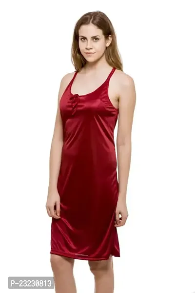 Ananqe Short Maroon Nighty 6XL-thumb2