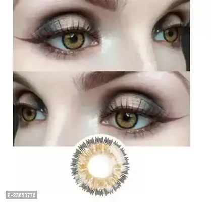 Boom Retails Glamorous Brown Colored Contact Lenses for a Mesmerizing Makeup Look Pack of 2-thumb0