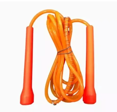 PB08 Orange Color Ball Bearing Skipping Rope For Cardio And Fitness, Rope Length 9Ft.