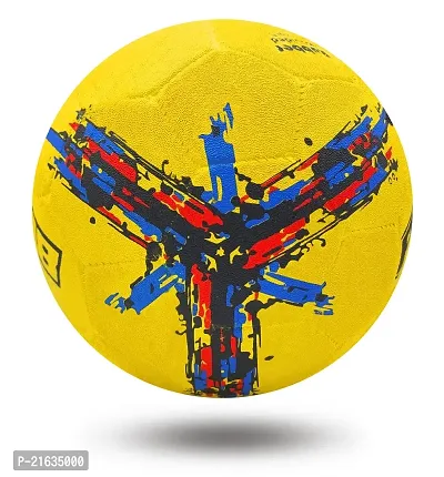 PB08 Rubber Moulded Argentina Country Football Size 5 Football (Multicolor)-thumb2