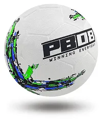 PB08 Rubber Moulded Brazil Country Football Size 5 Football with Inflation Needle (Multicolor)-thumb1